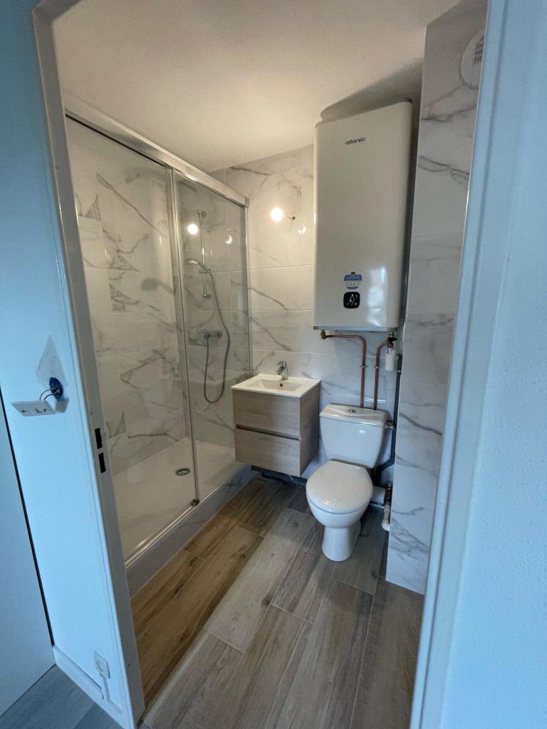 rénovation salle de bain Merville francille plage